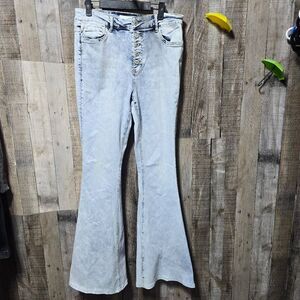 Vervet Bell Bottom Wide Leg Button Fly Jeans